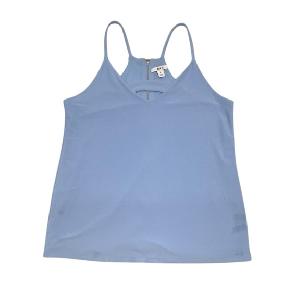 Bar III V-neck Halter Top - Light Blue - Size XS - Picture 2 of 9